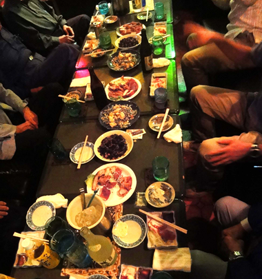 スナック・リッツの沖縄料理の数々