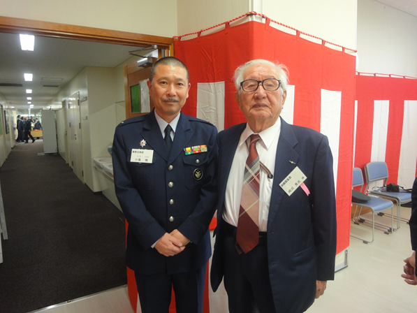 小暮准曹士先任と談義