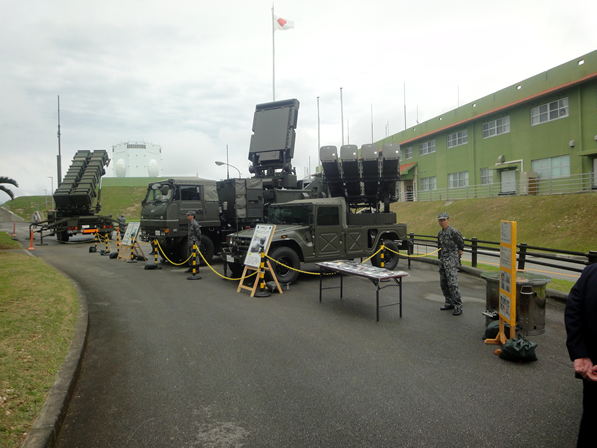 会場周辺での展示①