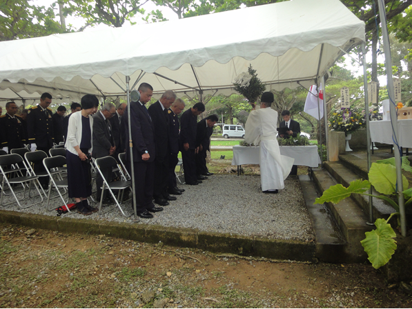 宮司による神事