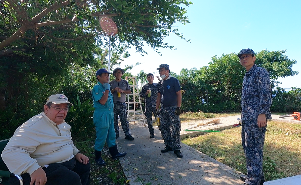 令和５年10月18日 慰霊碑の清掃活動⑤