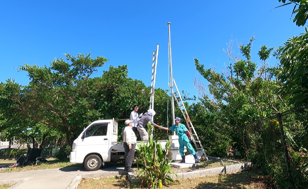 令和５年10月18日 慰霊碑の清掃活動⑫