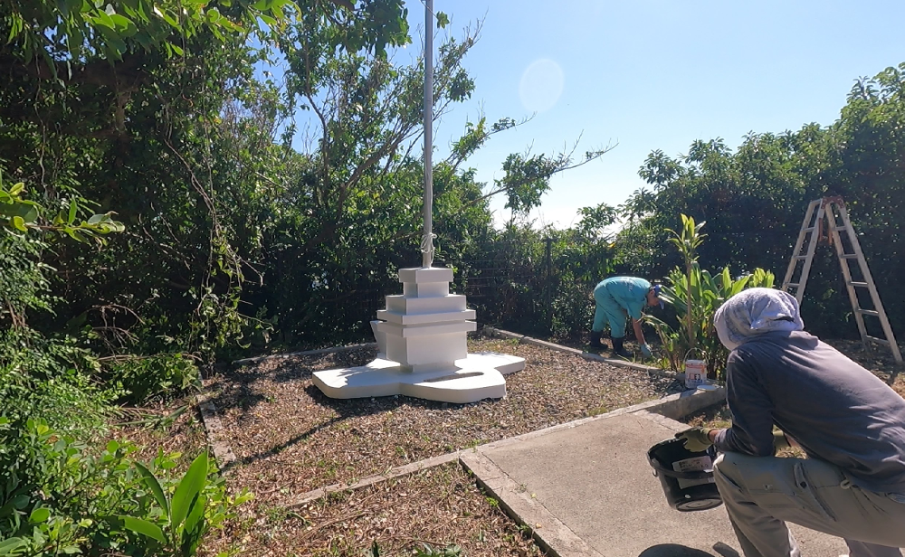 令和５年10月18日 慰霊碑の清掃活動⑭