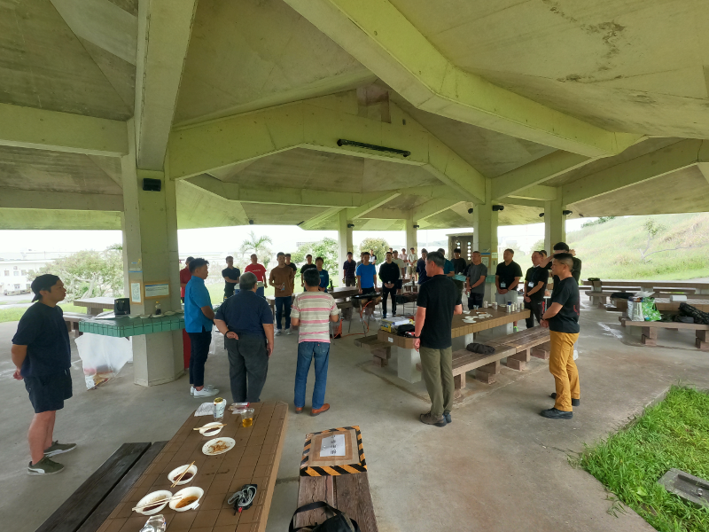 令和6年5月11日 BBQで慰労会①