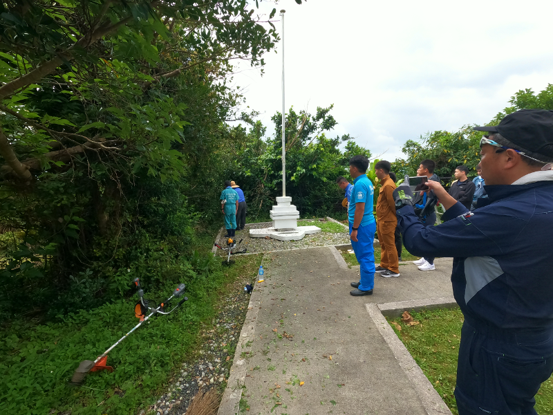 令和6年5月11日 慰霊碑の清掃活動③