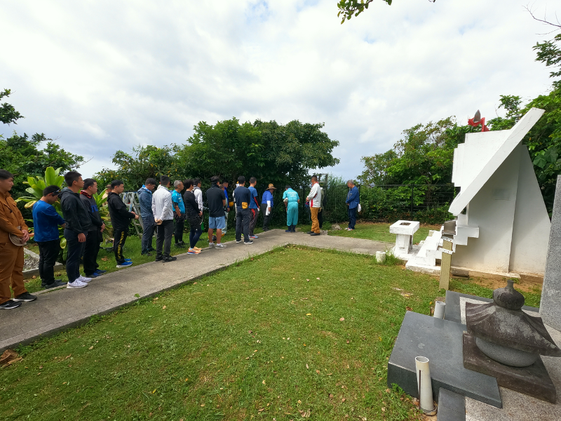 令和6年5月11日 慰霊碑の清掃活動④