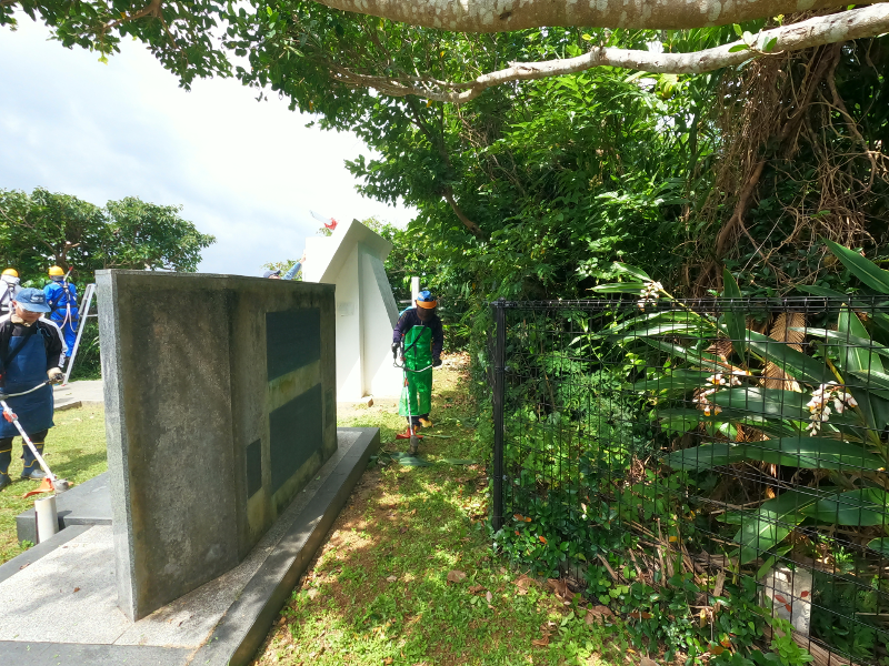 令和6年5月11日 慰霊碑の清掃活動⑦