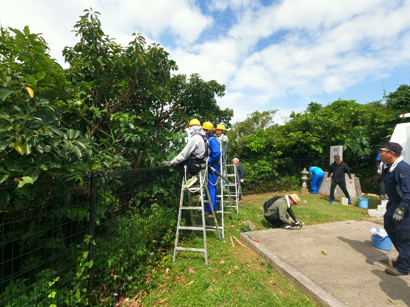 令和6年5月11日 慰霊碑の清掃活動⑨