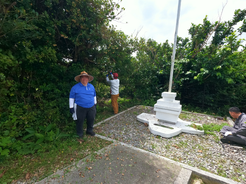 令和6年5月11日 慰霊碑の清掃活動⑪