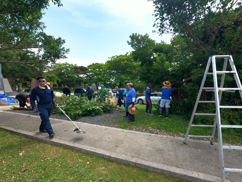 令和6年5月11日 慰霊碑の清掃活動⑭