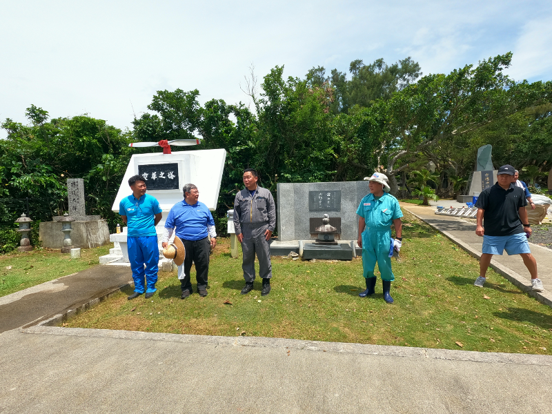 令和6年5月11日 慰霊碑の清掃活動⑯