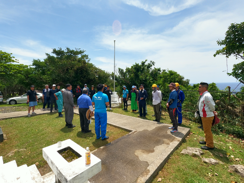 令和6年5月11日 慰霊碑の清掃活動⑰