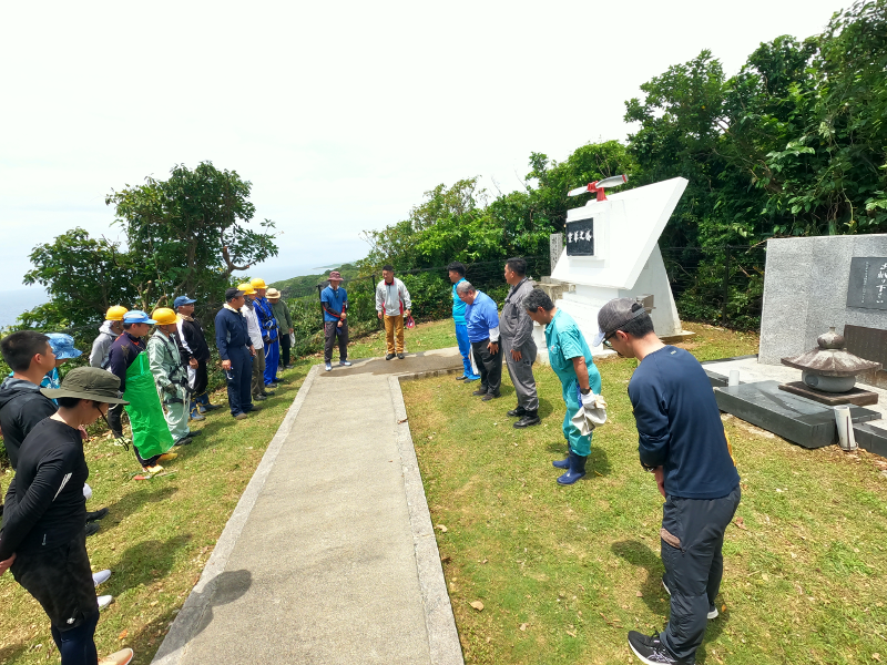 令和6年5月11日 慰霊碑の清掃活動⑱