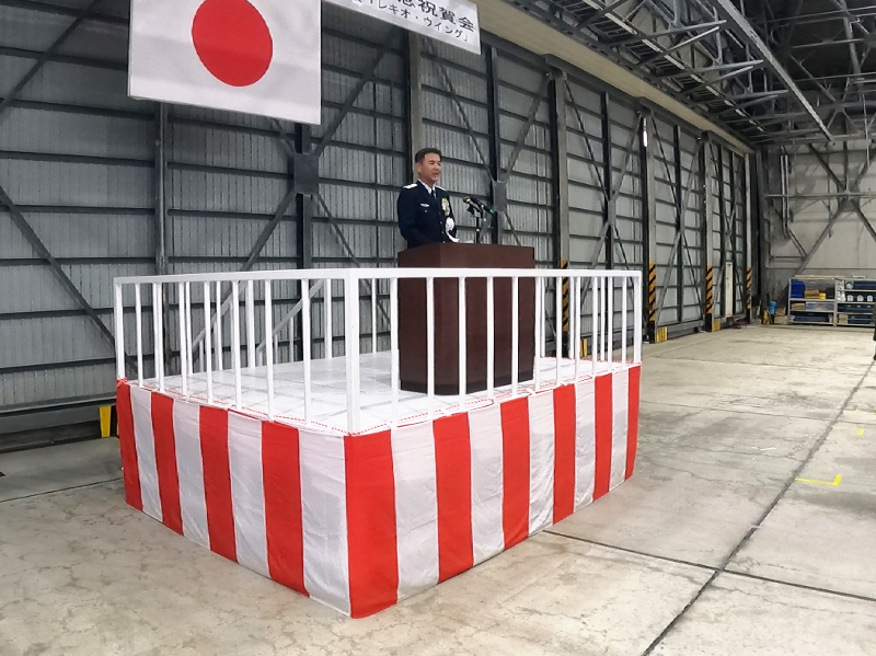 航空自衛隊第９航空団司令 兼 那覇基地 鈴木 繁直司令の挨拶