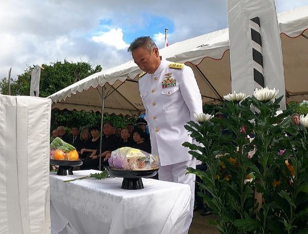 令和7年度慰霊祭 以下献花