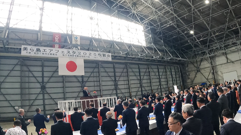 退役OBによる乾杯の挨拶