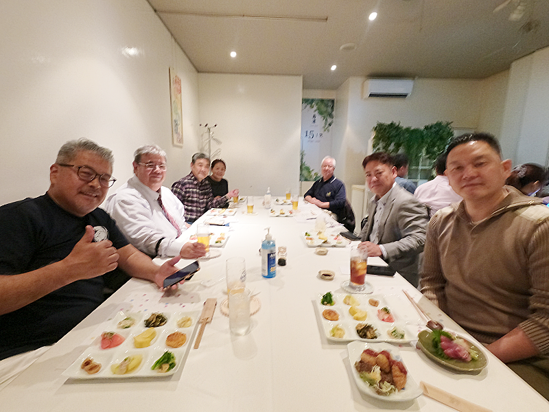 令和７年１月２４日、午後７時、那覇市内の和食店（壽濃（じゅの））で、今年初の親睦会・総会を行ないました。