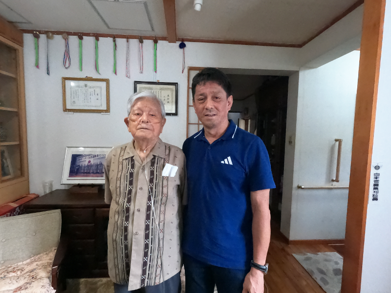 比嘉誉名誉会員宅訪問③