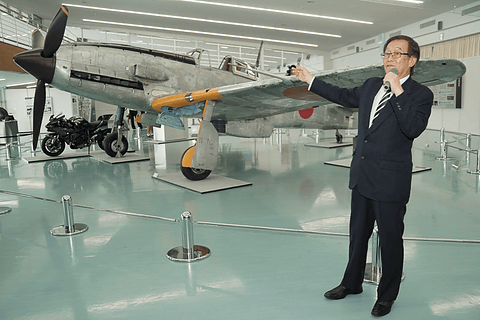 修復プロジェクトを担当した川崎重工業株式会社 航空宇宙カンパニー役員の野久徹氏